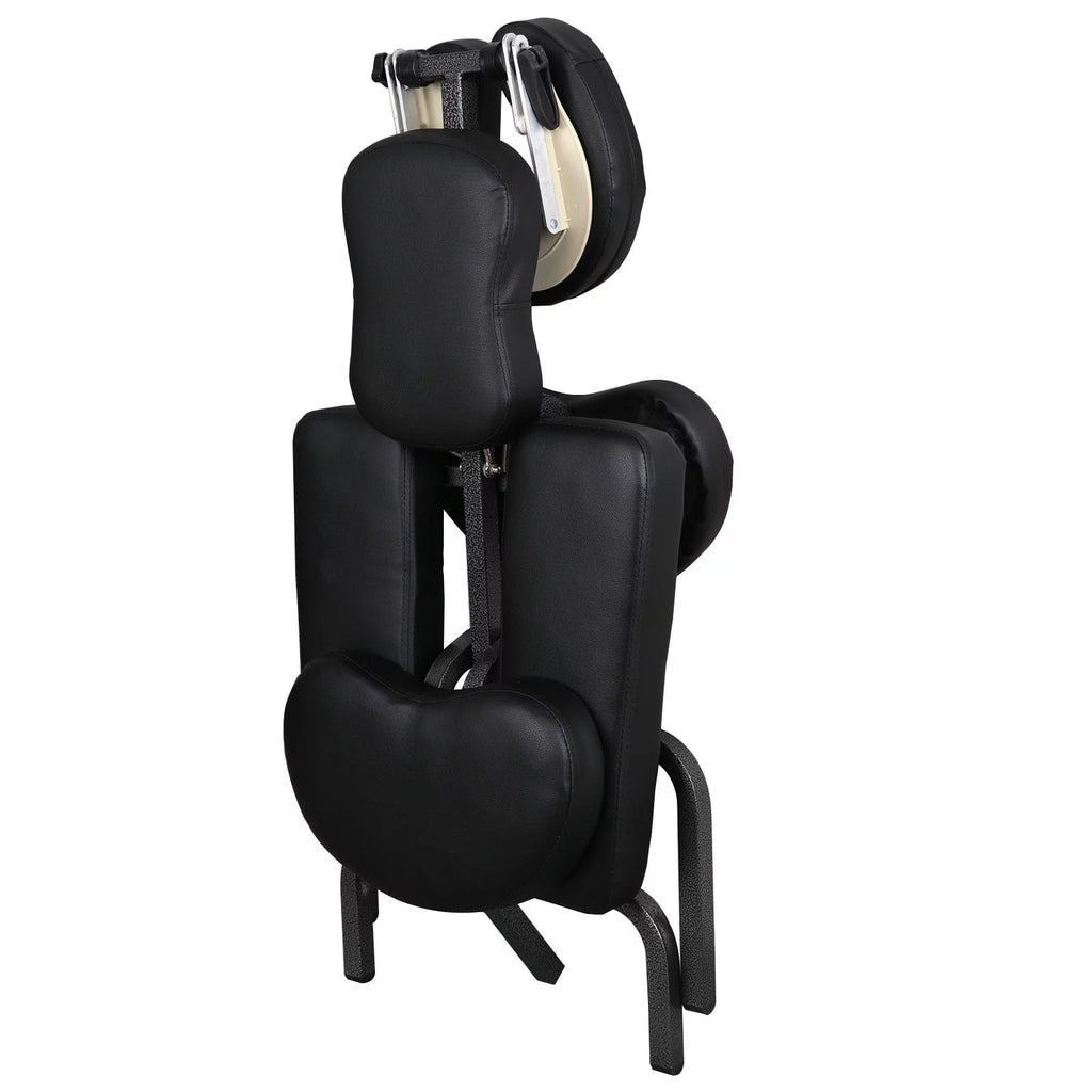 Portable Black Leather Massage Chair R639