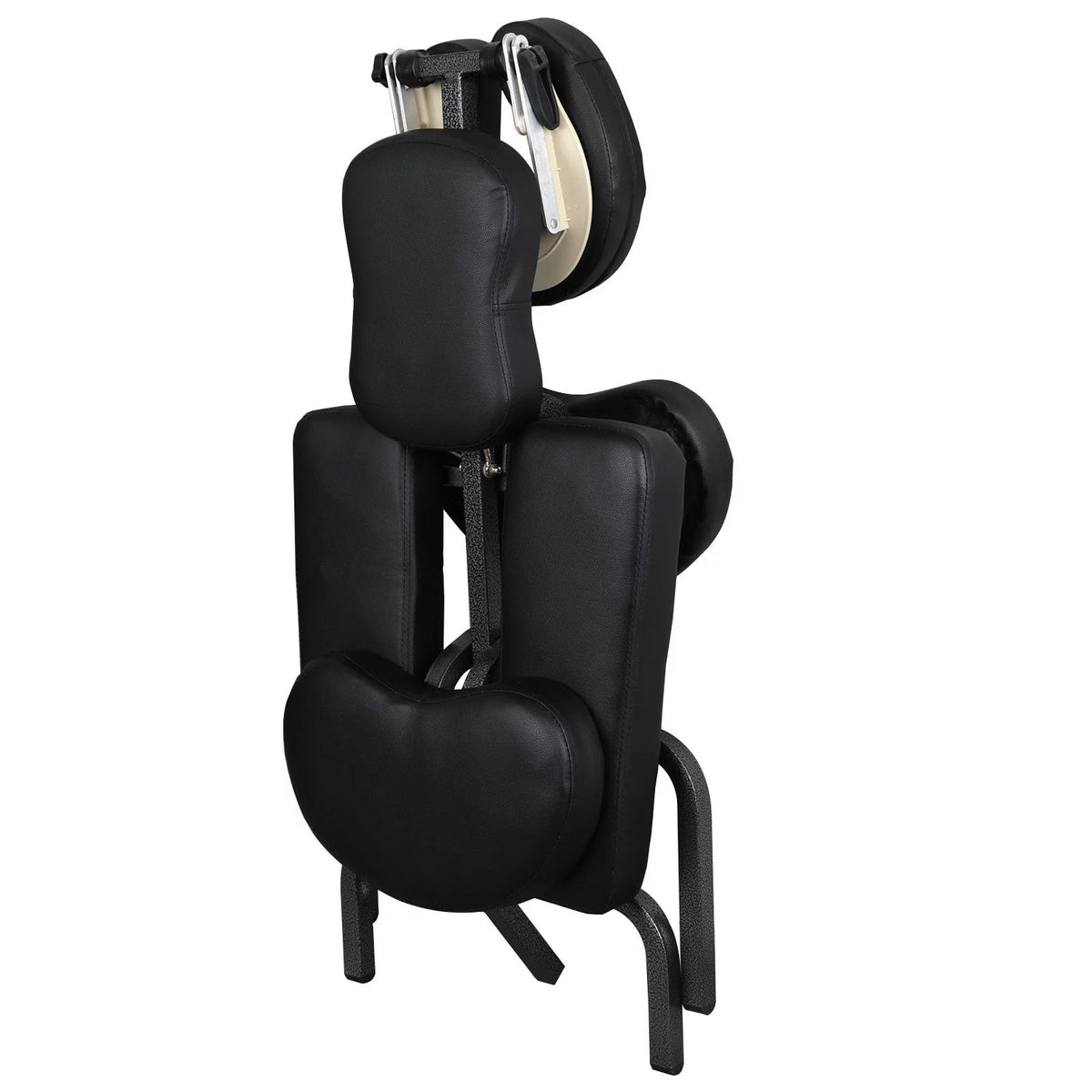 Portable Black Leather Massage Chair R639
