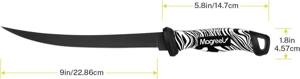 Fillet Knife Stainless Steel Non-Slip Grip V2501