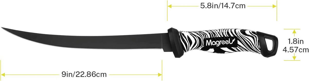 Fillet Knife Stainless Steel Non-Slip Grip V2501