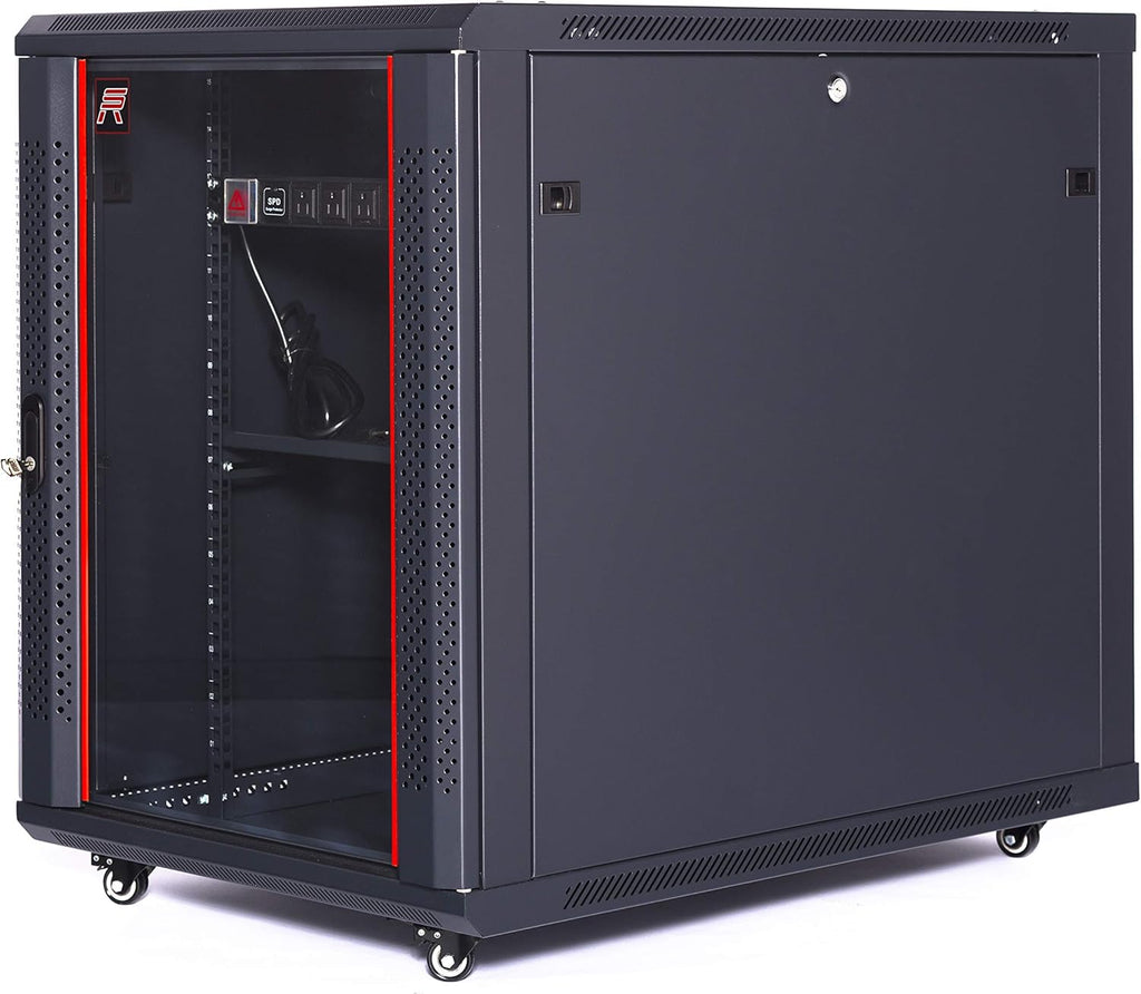 15U 35 Inch Depth Server Rack Cabinet Enclosure T3613