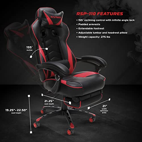 Grey Fabric Gaming Chair with Footrest T234