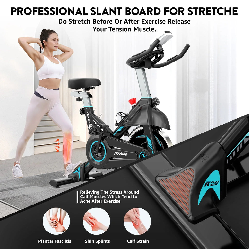 Indoor Cycling Bike Magnetic Stationary Exercise Bike 40lbs Flywheel S1300