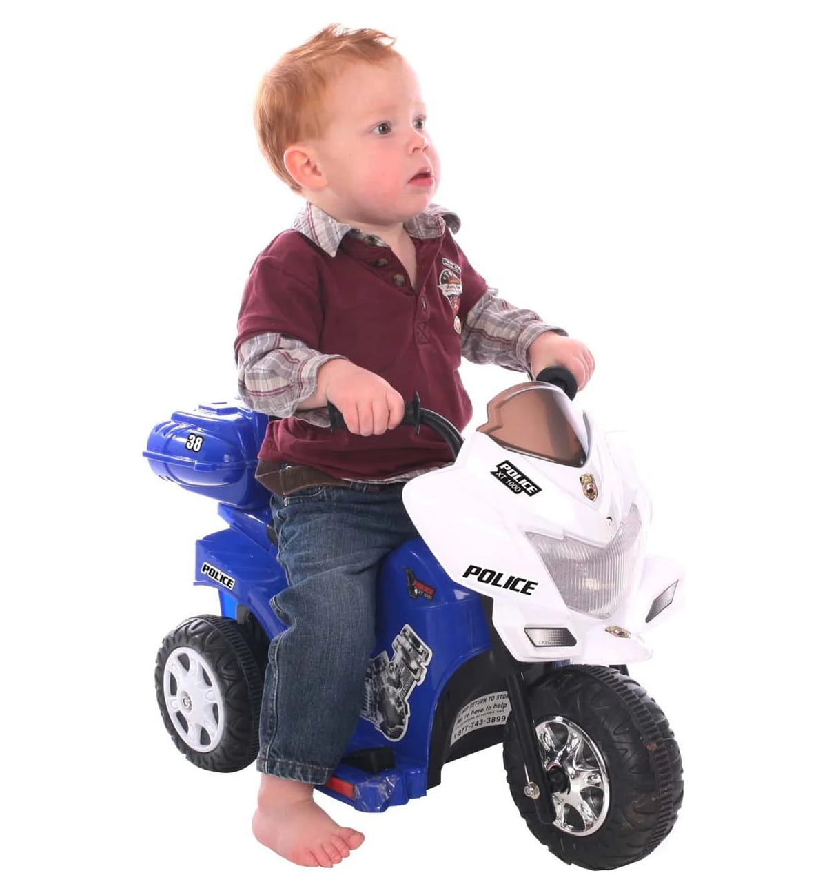 6-Volt Battery-Powered Ride-On Motorcycle M435444