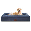 Waterproof Washable Dog Bed with Removable Cover and Bolster Z438522