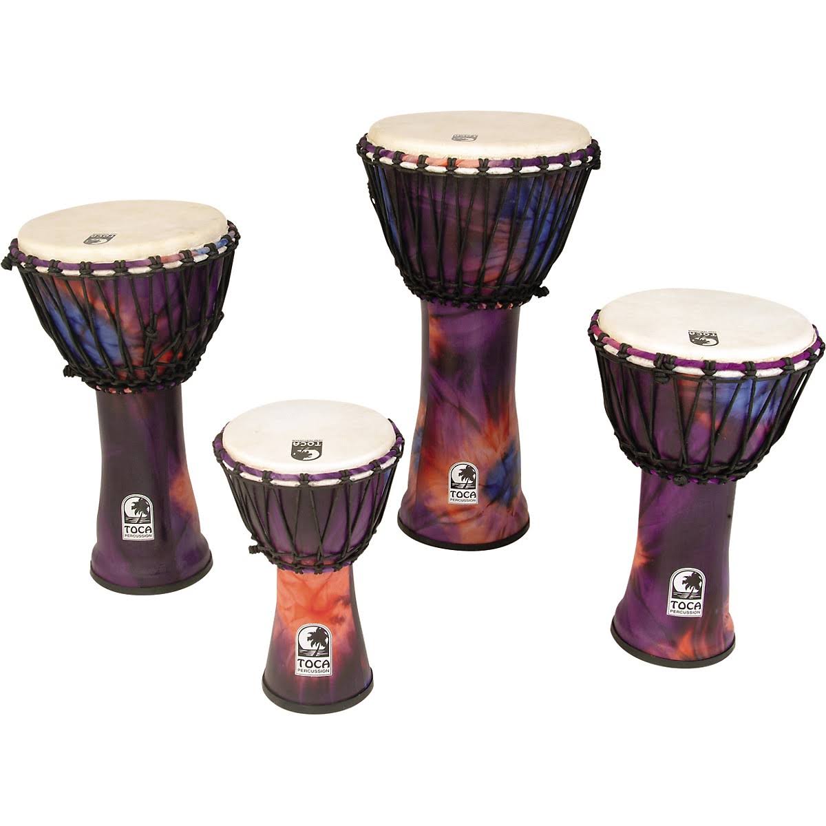 Purple Rope Tuned Djembe 12 in S8228