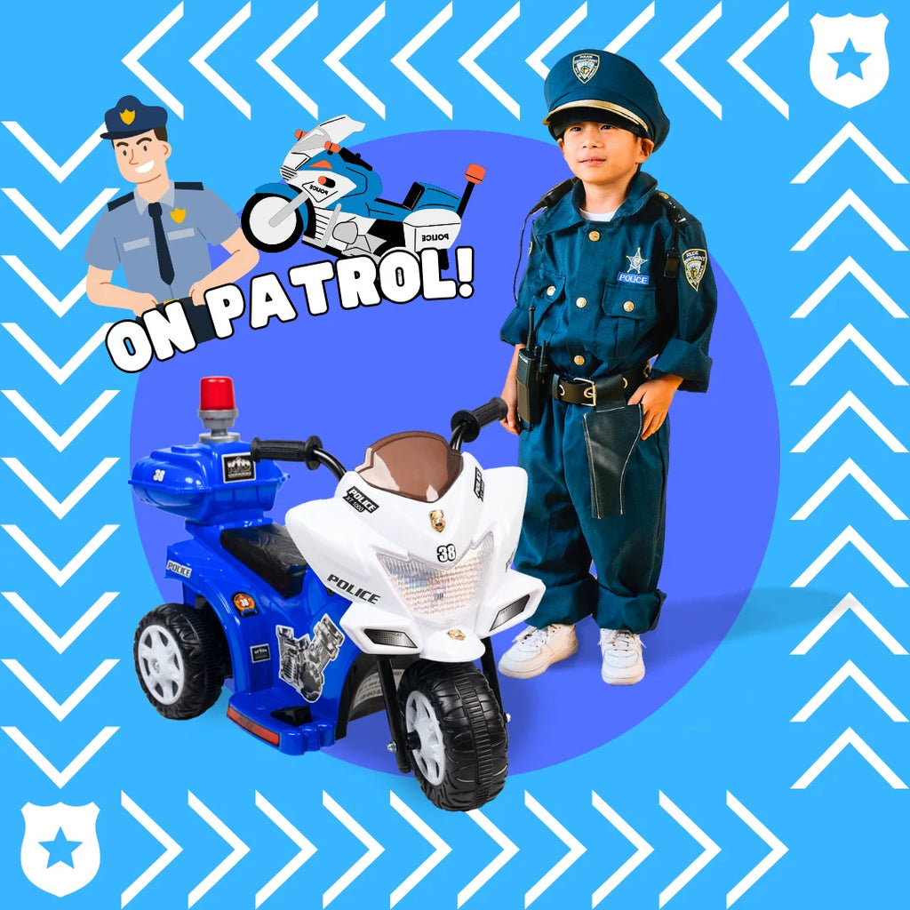 6-Volt Battery-Powered Ride-On Motorcycle M435444