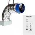 White Aluminum Whole House Fan U690410