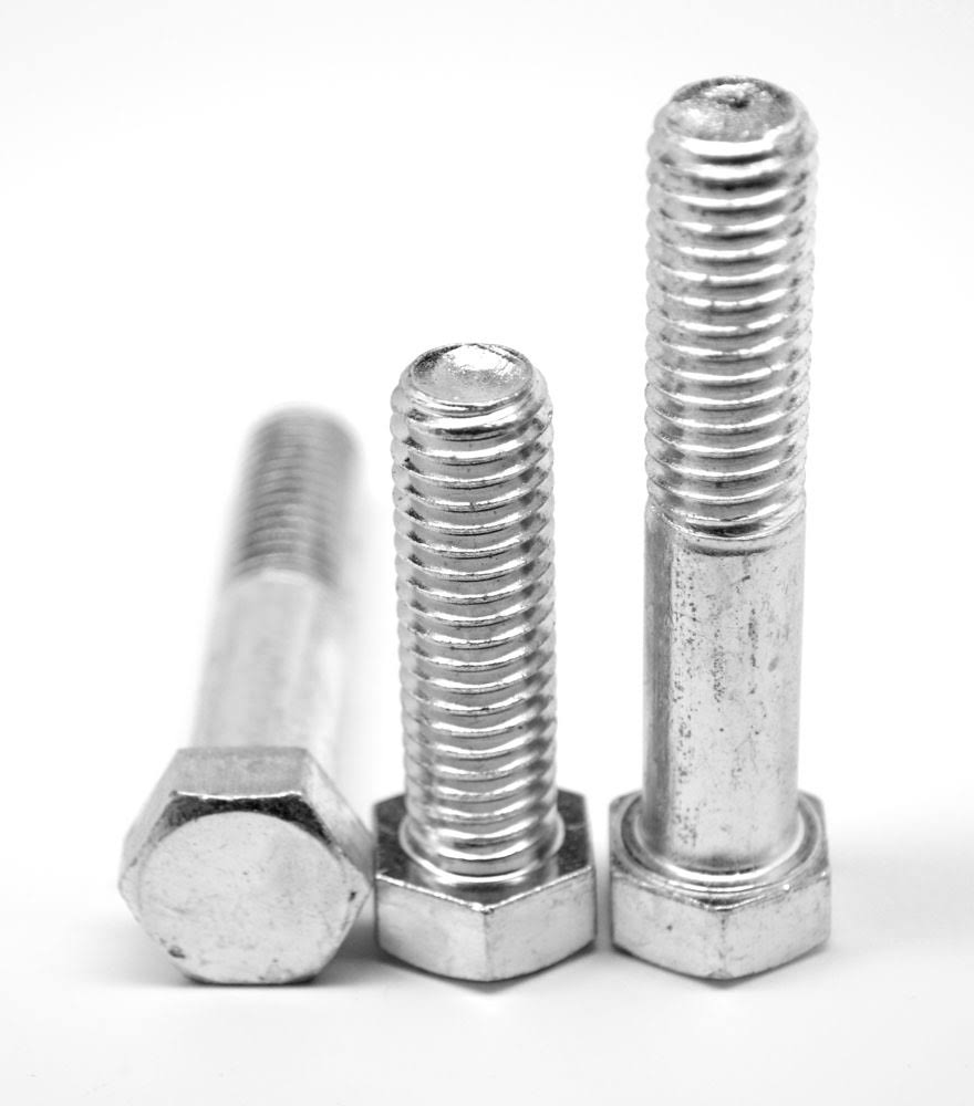 3/4x22-10 x 4 1/2x22 Coarse Thread Grade 2 Hex Cap Screw Low Carbon Steel Zinc Plated X8195