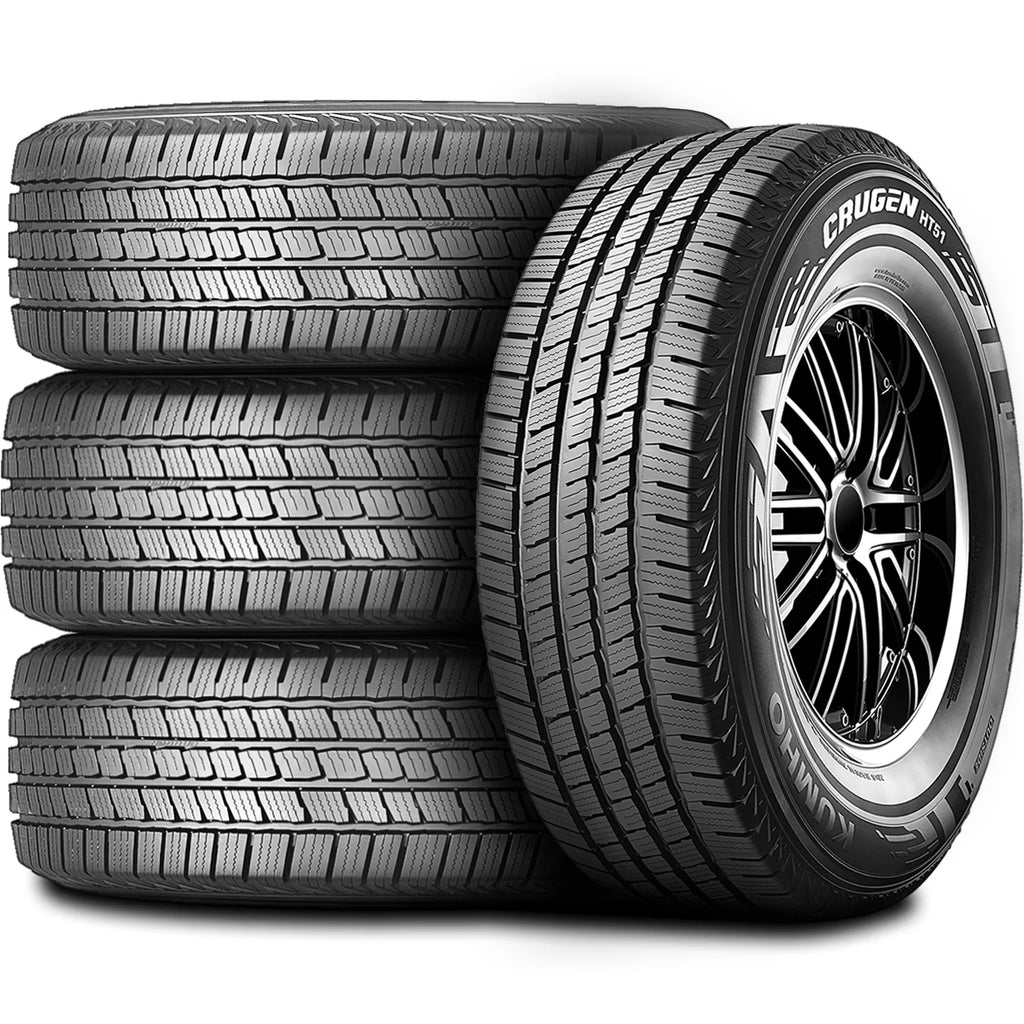 Set of 4 225/75R16 Commercial Tires F60762