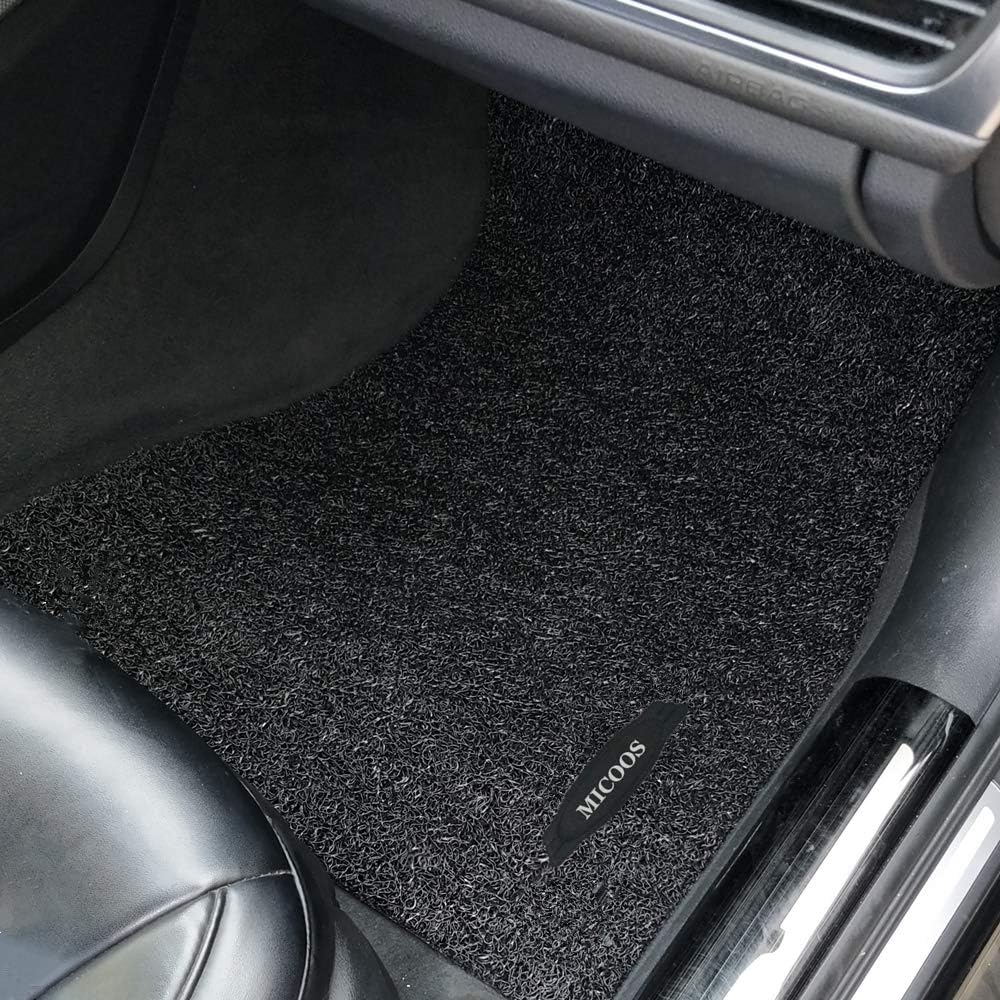 Black All Weather Heavy Duty Floor Mat Set W366688