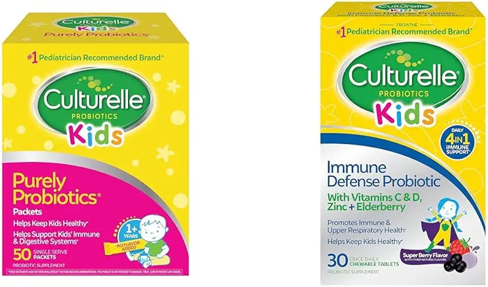 Kids Probiotics Packets with Vitamin C Vitamin D Zinc Elderberry N195624