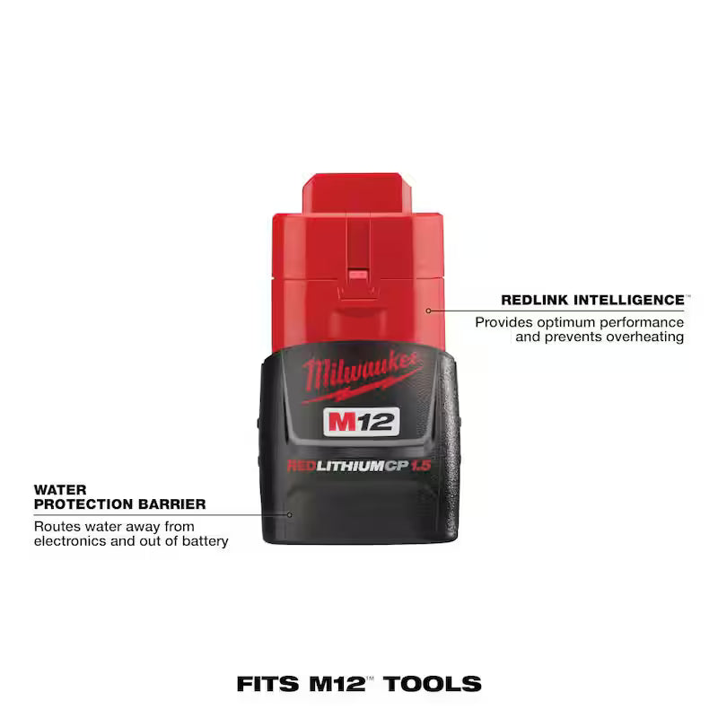 12-Volt Lithium-Ion Compact Battery Pack 1.5Ah P874143