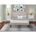 3 Piece Mist Beige Black Urban Gray Bedroom Furniture Set Y439
