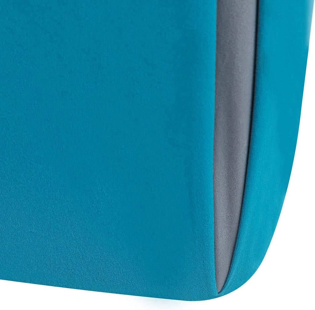 Blue Velvet Ottoman X251753
