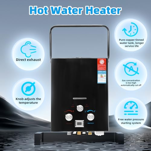 Portable Propane Tankless Water Heater 6L X3982