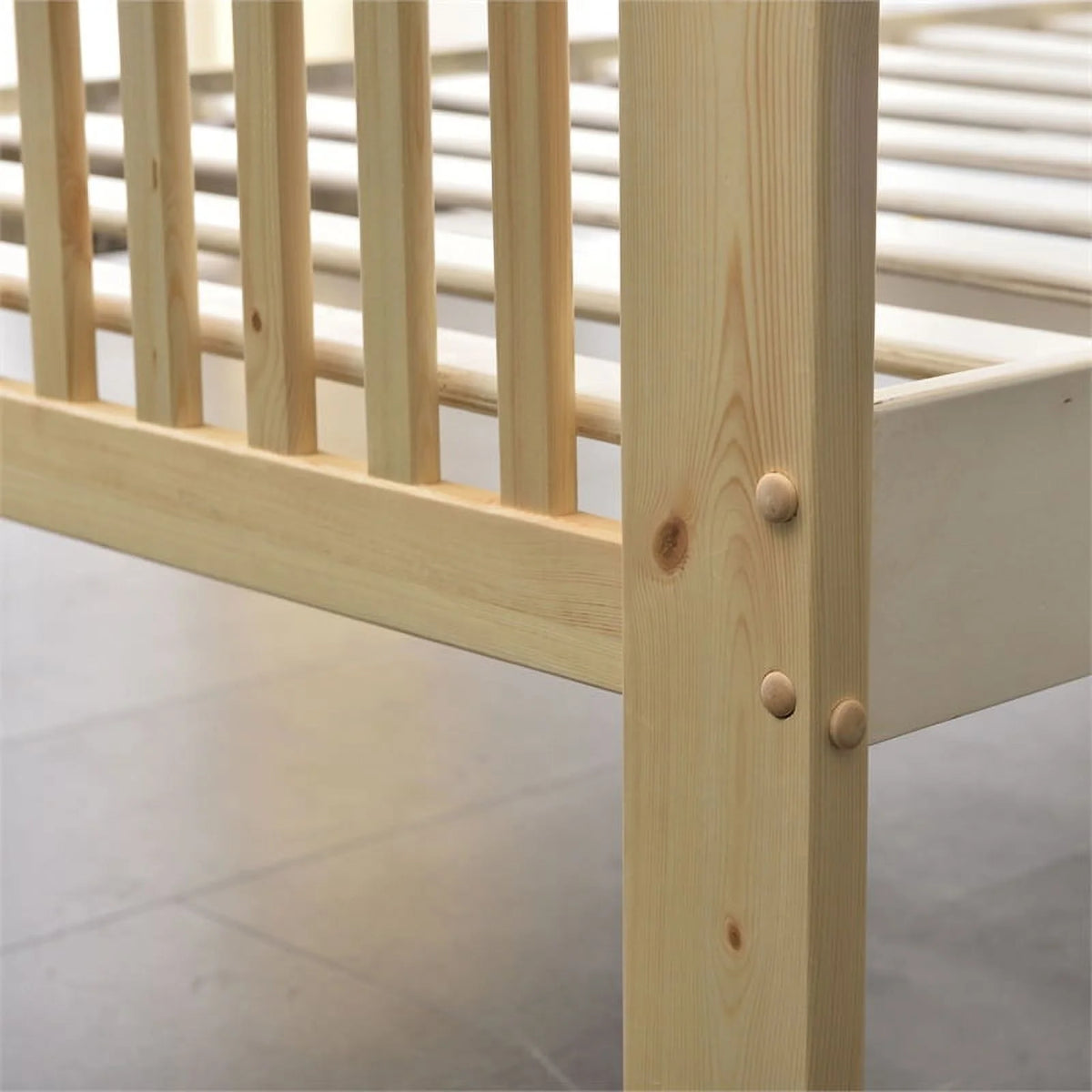 Solid Wood Platform Twin Bed M706264