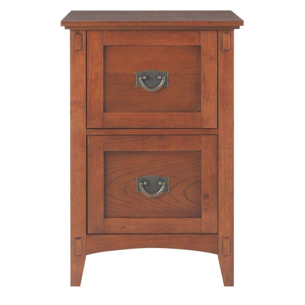 Medium Oak File Cabinet Y739