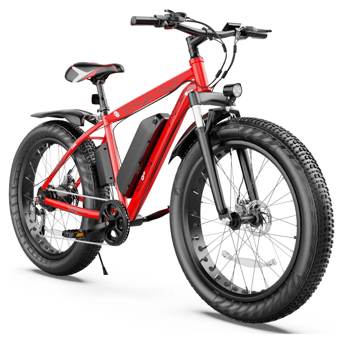 500W 26" Fat Tire Electric Mountain Bike Q587461