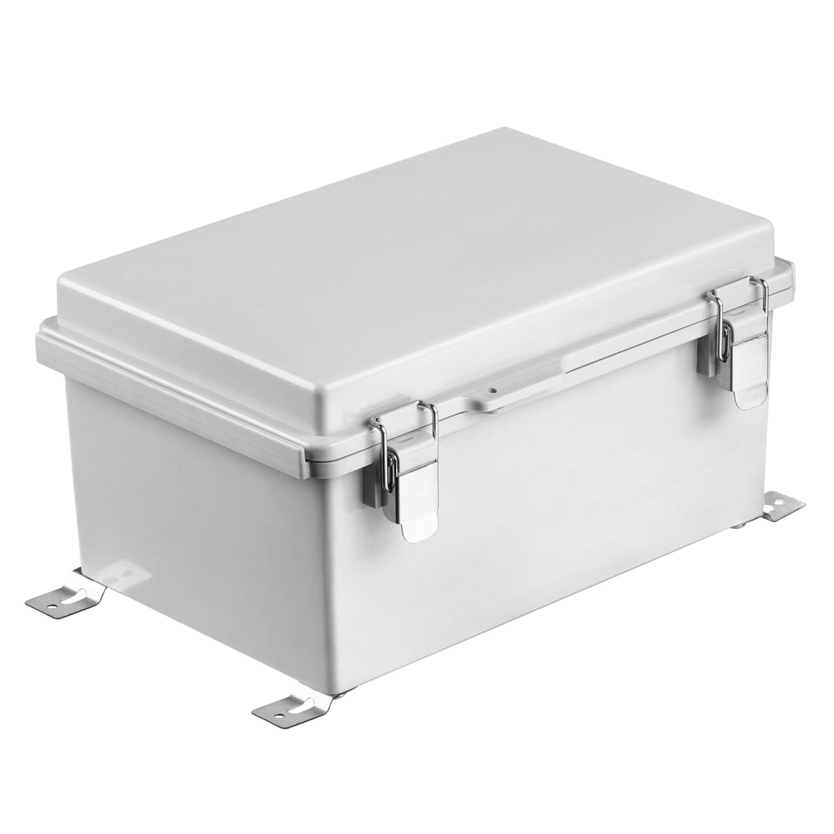 IP67 Waterproof Plastic Junction Box with Hinged Cover and Mounting Plate B694