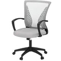 Gray Mid-Back Ergonomic Mesh Office Chair with Wheels D139947
